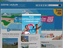 Tablet Screenshot of cotedazur-neige.com